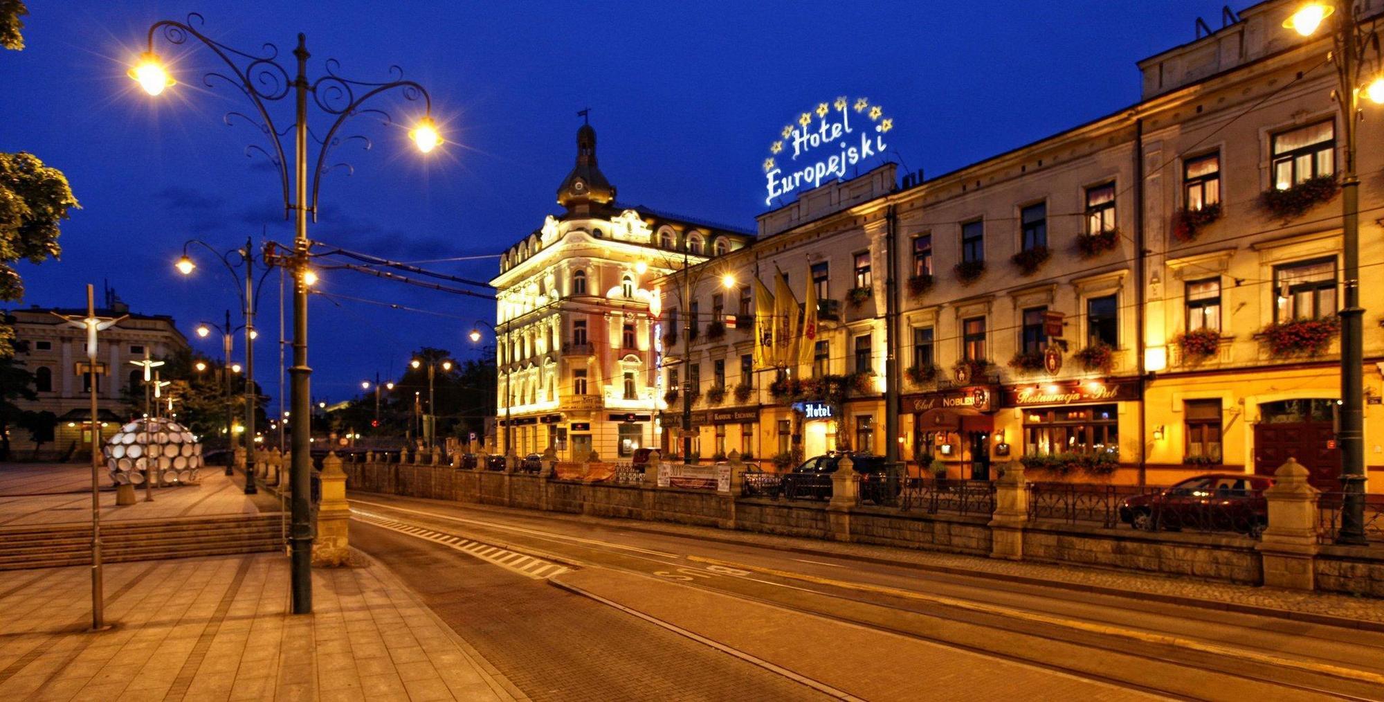 Hotel Europejski Krakau Exterior foto